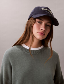 Calvin Klein NY Graphic Cap, Inkwell, hi-res