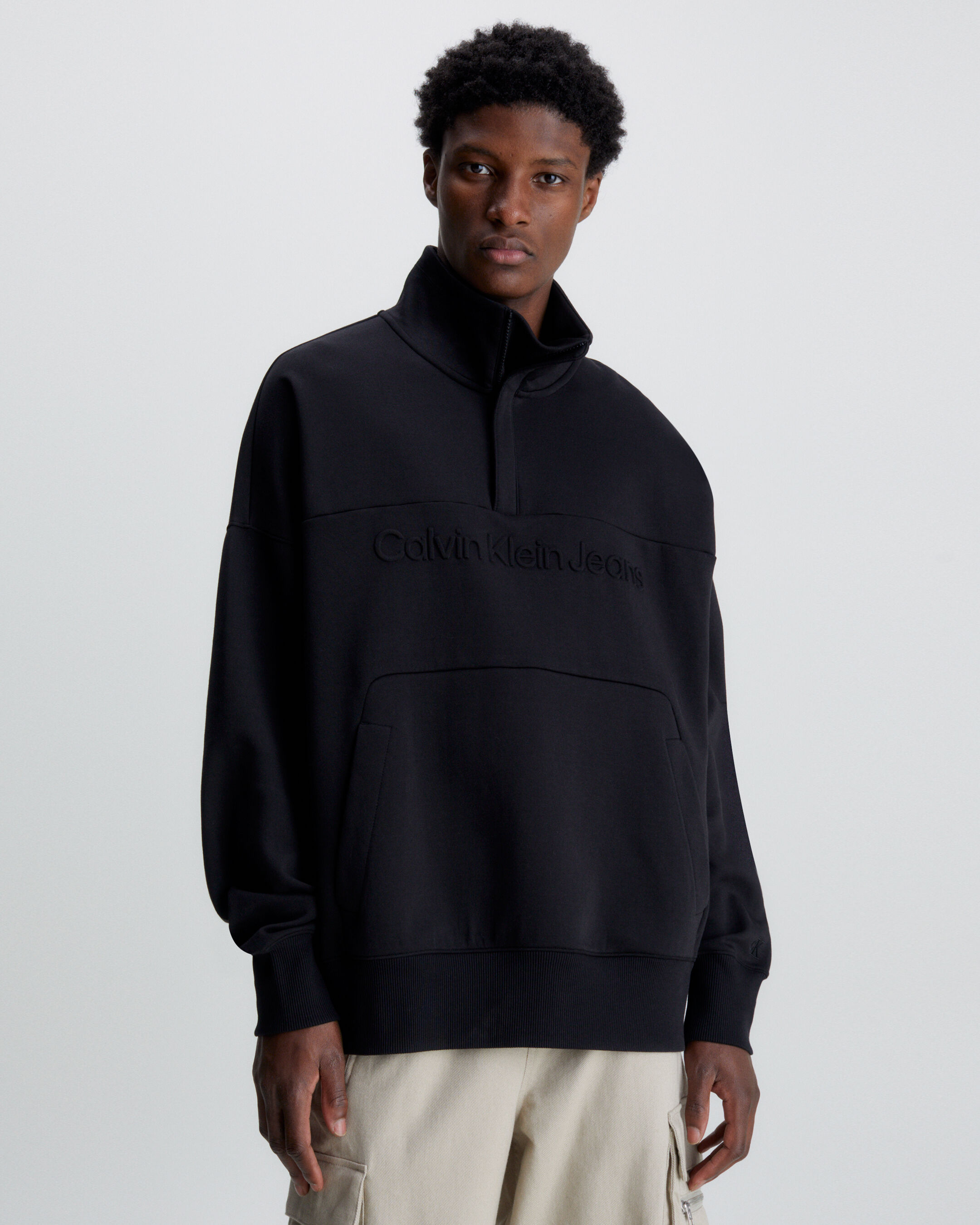 Calvin klein hotsell fleece sweater