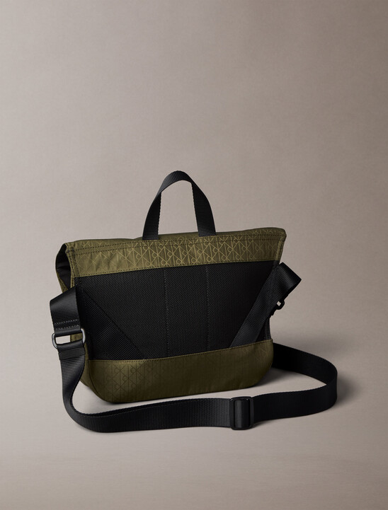 Utility Emblem Messenger Bag