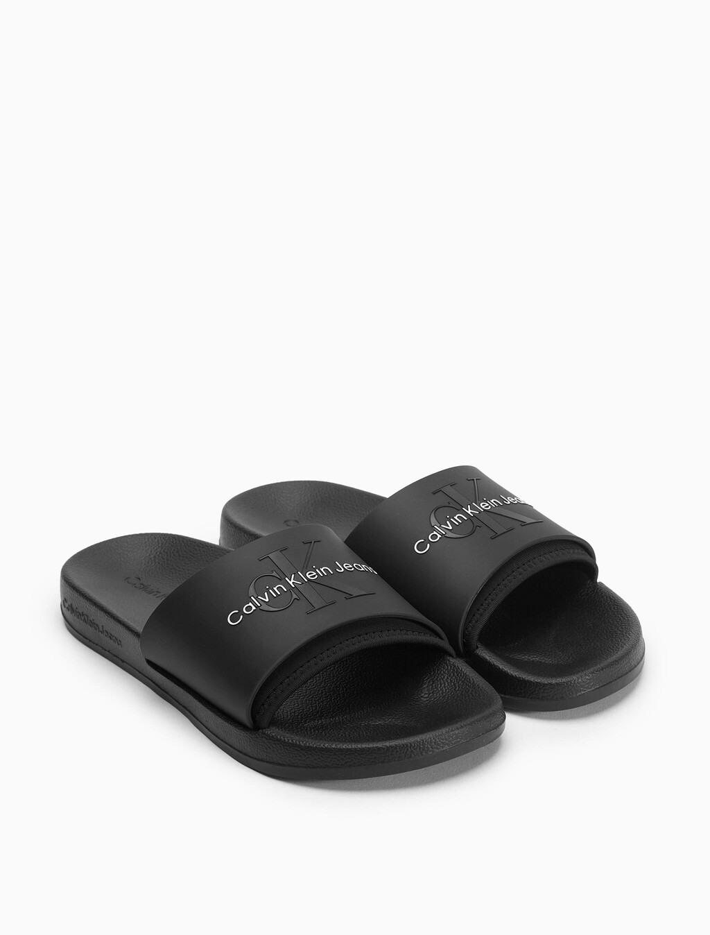 NORWICH MONOGRAM 涼鞋, Black, hi-res