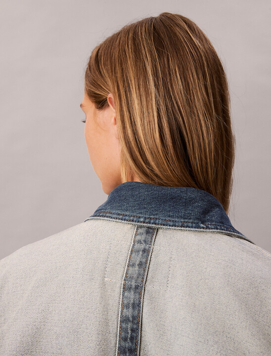 Relaxed Inside Out Denim Jacket