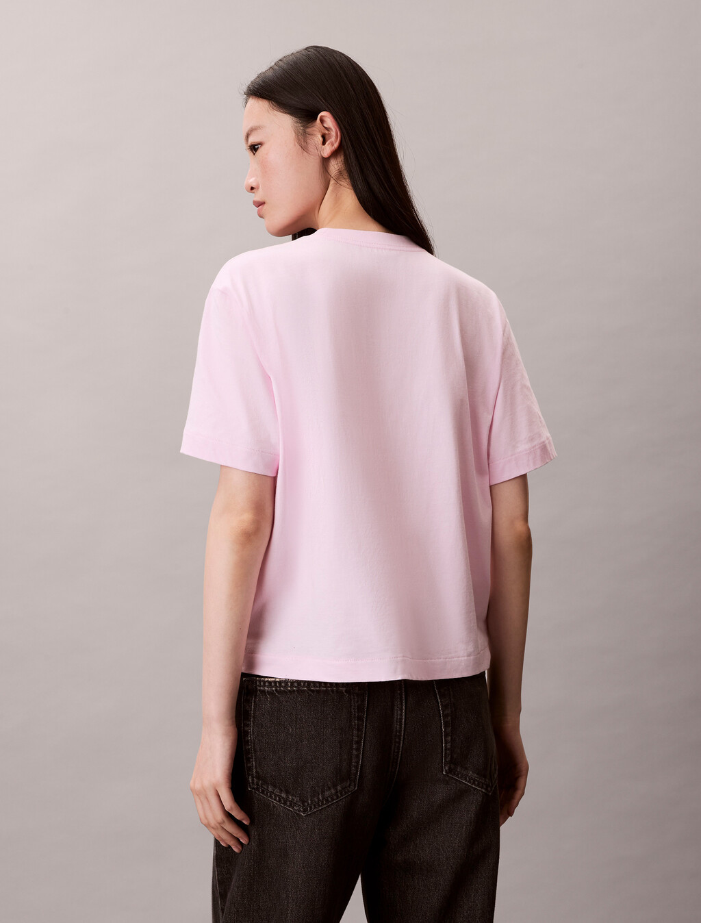 Cocktail Logo Graphic Boxy T-Shirt, Pearly Pink, hi-res