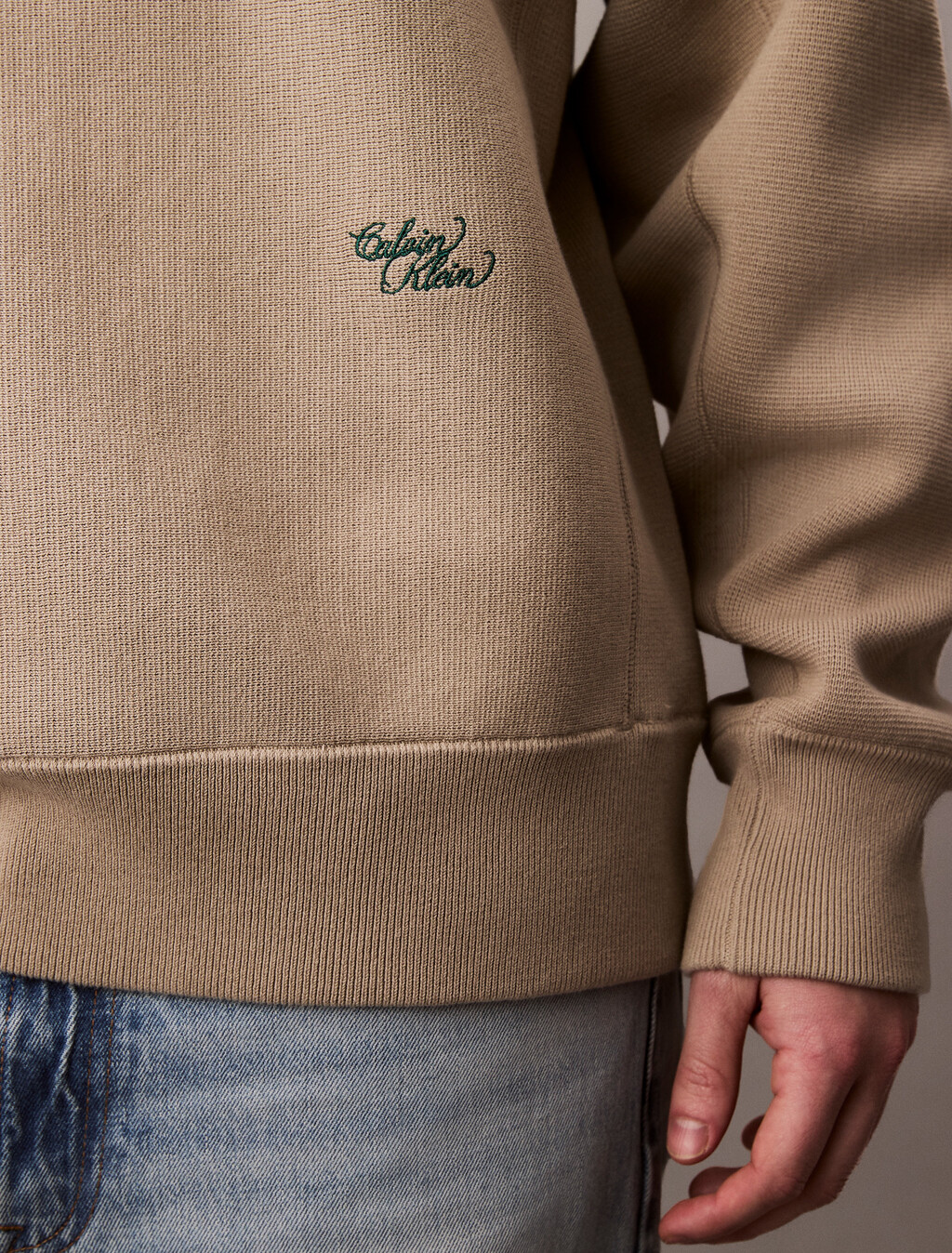 棉質混紡寬鬆運動衫, Pure Cashmere, hi-res