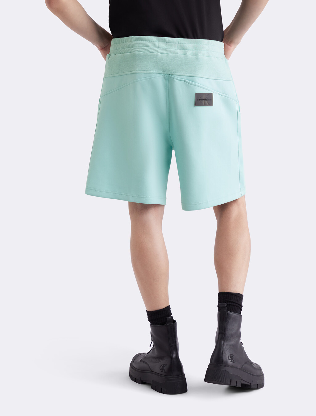 Premium Capsule Relaxed Shorts, Pastel Turquoise, hi-res
