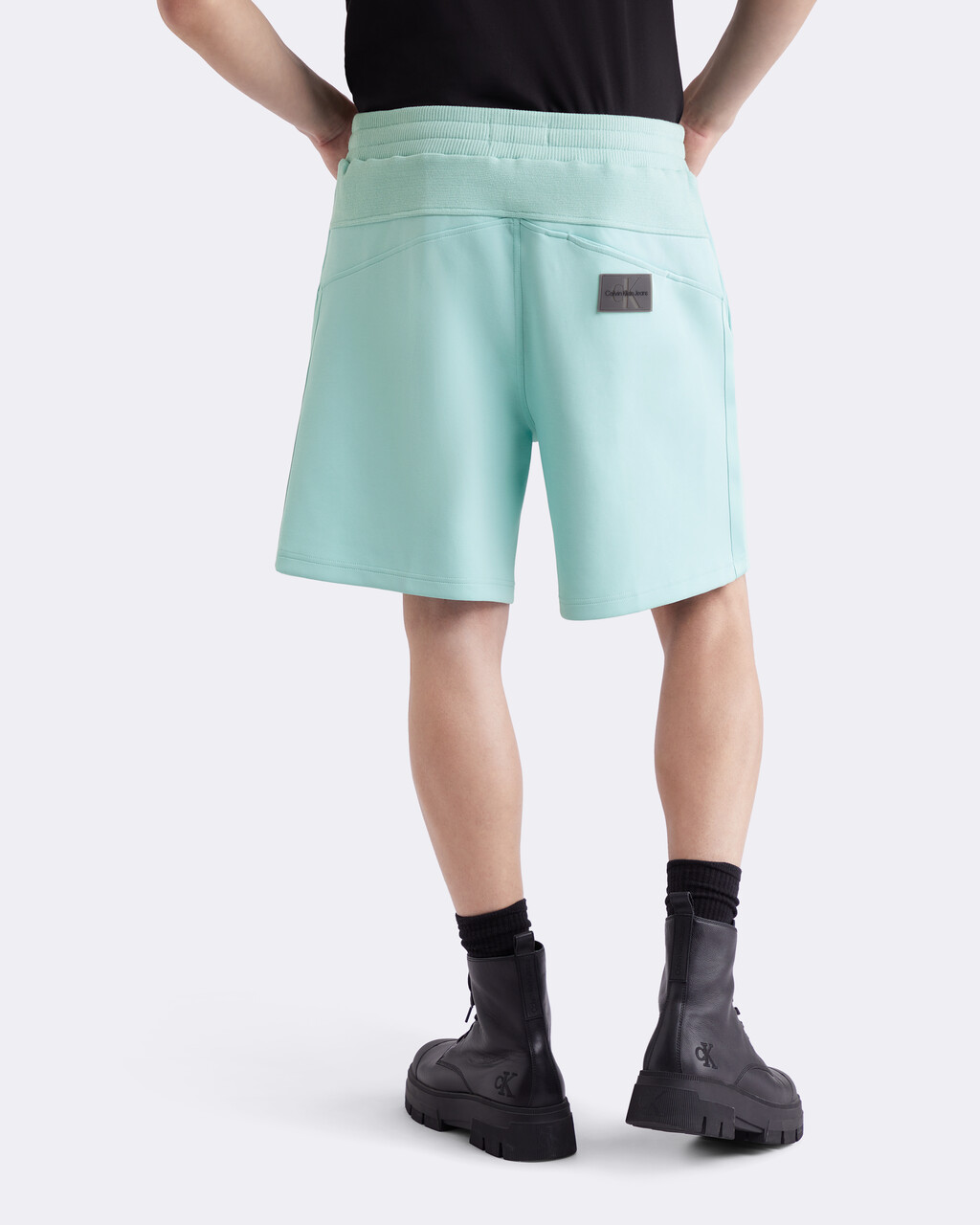 Premium Capsule Relaxed Shorts, Pastel Turquoise, hi-res