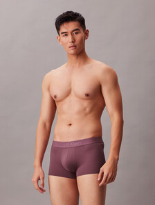 CK Black 超細纖維彈性低腰平口內褲, Berry Wild, hi-res