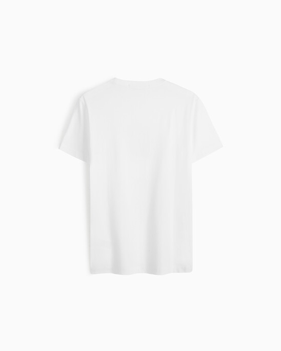 Metallic Foil Monogram Organic Cotton Tee