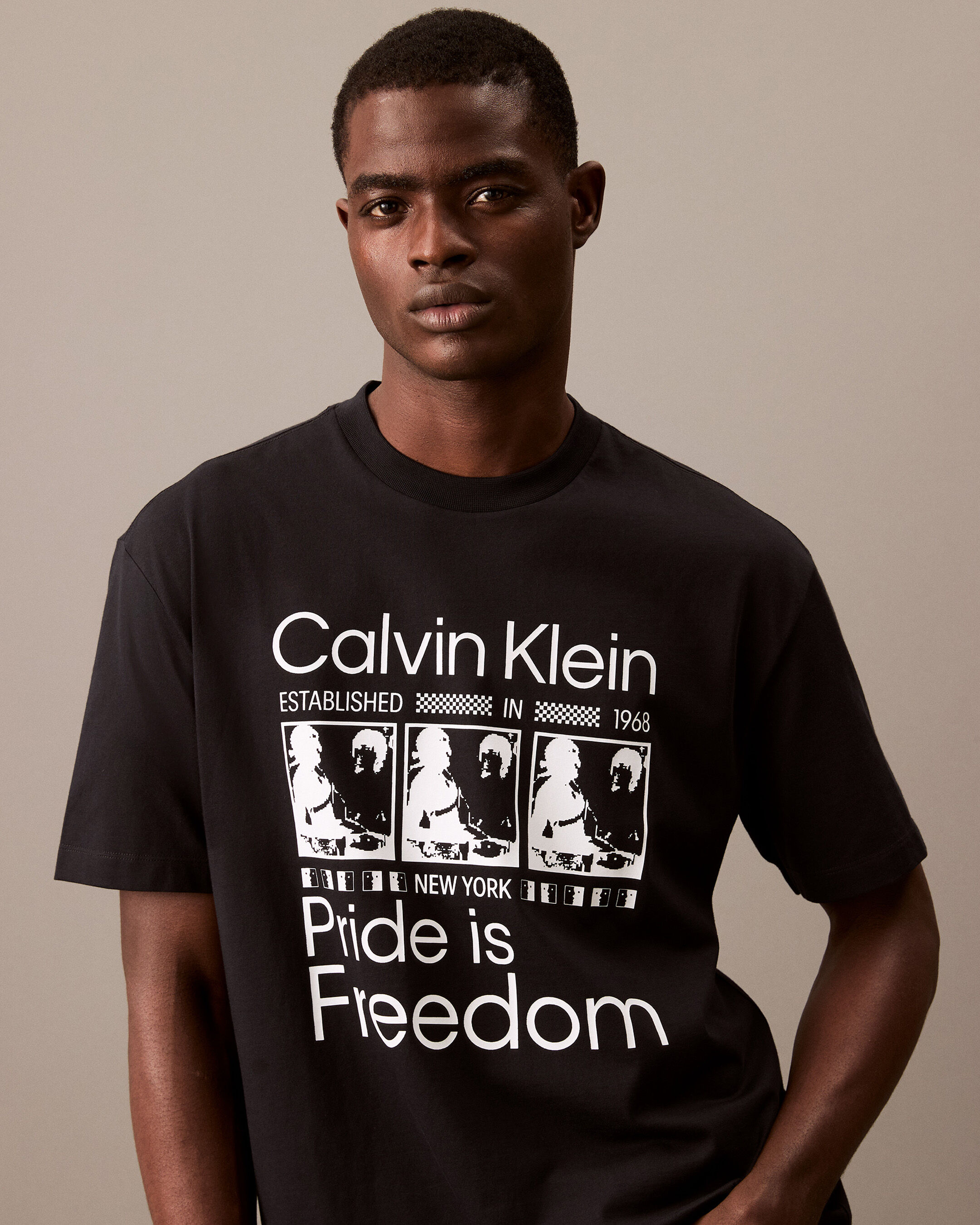 Heavyweight Pride Freedom Print Tee black Calvin Klein Taiwan