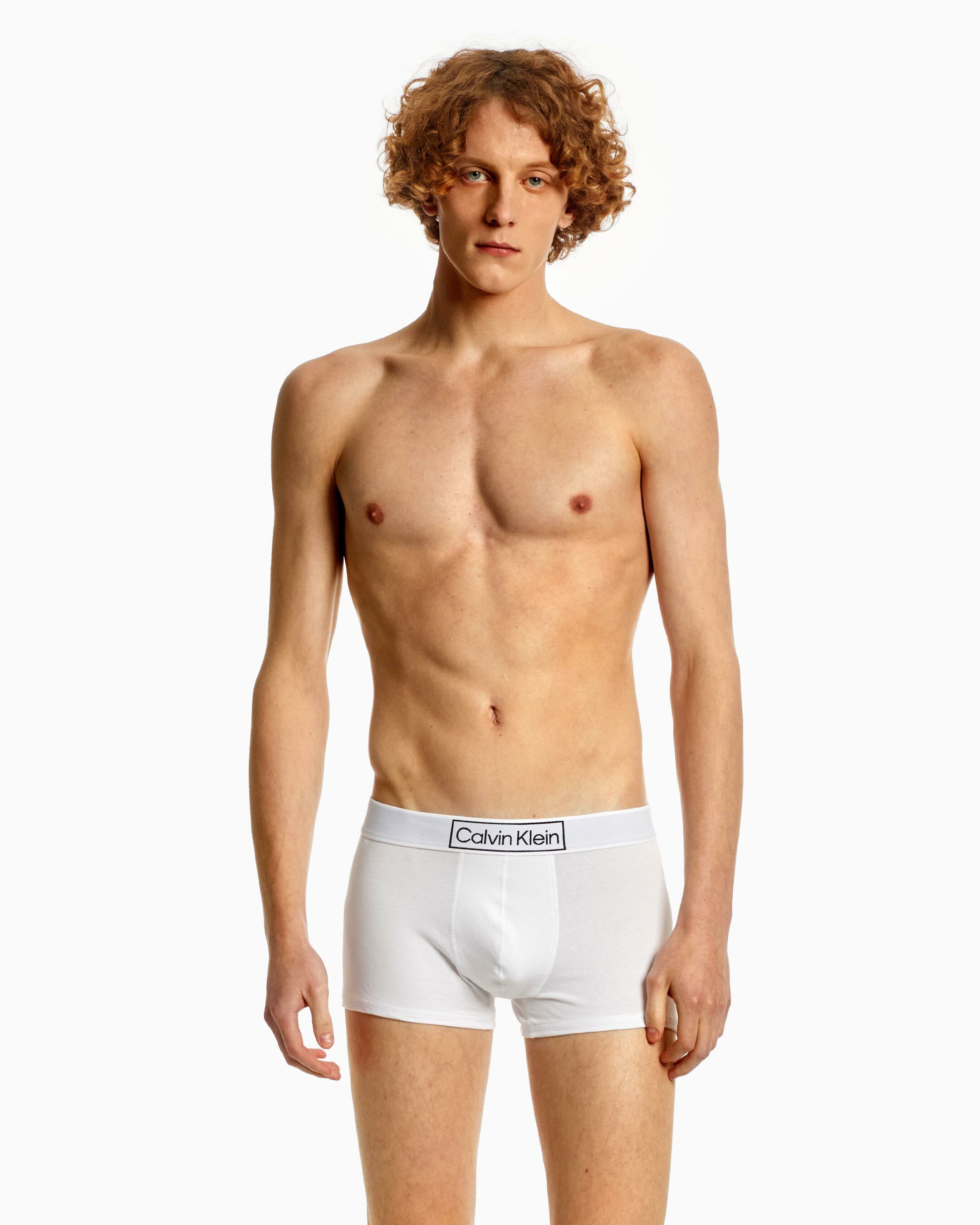 Reimagined Heritage Cotton Stretch Trunks white Calvin Klein Taiwan