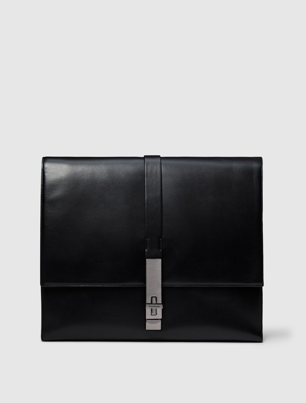 皮革信差包, Black, hi-res