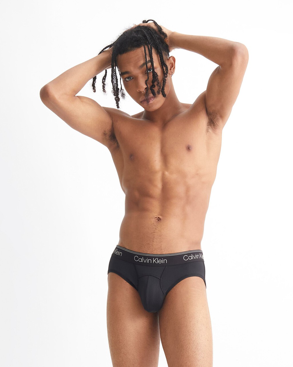 Athletic Micro Hipster Briefs, black