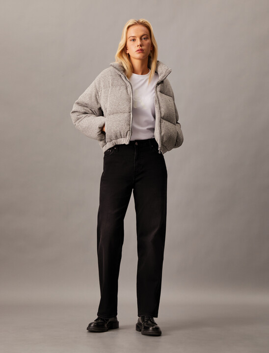 37.5 90s Straight Black Jeans