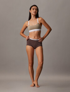 BOYSHORTSHFFLD LG_SMLL_, SHUFFLED LOGO_SMALL_PLUM TRUFFLE, hi-res