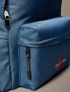 Nylon Monogram Logo Backpack, Moonlit Ocean, hi-res