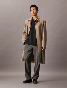 Tech Knit Sweater Polo Shirt, Gunmetal Htr, hi-res
