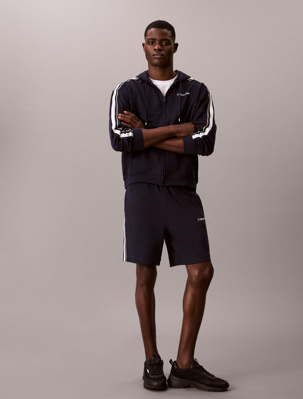 棉質混紡毛圈布連帽外套, Shoreline, hi-res