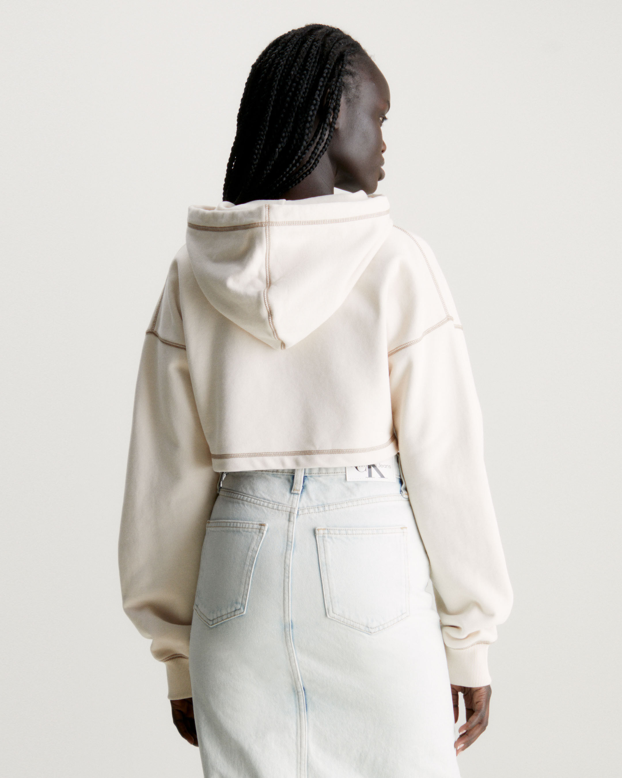 Calvin klein best sale monogram hoodie