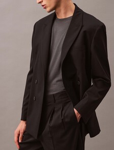 雙排扣西裝外套, Black Beauty, hi-res