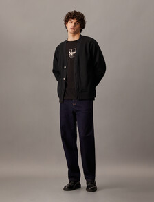 Premium Reversible Cardigan, Ck Black, hi-res