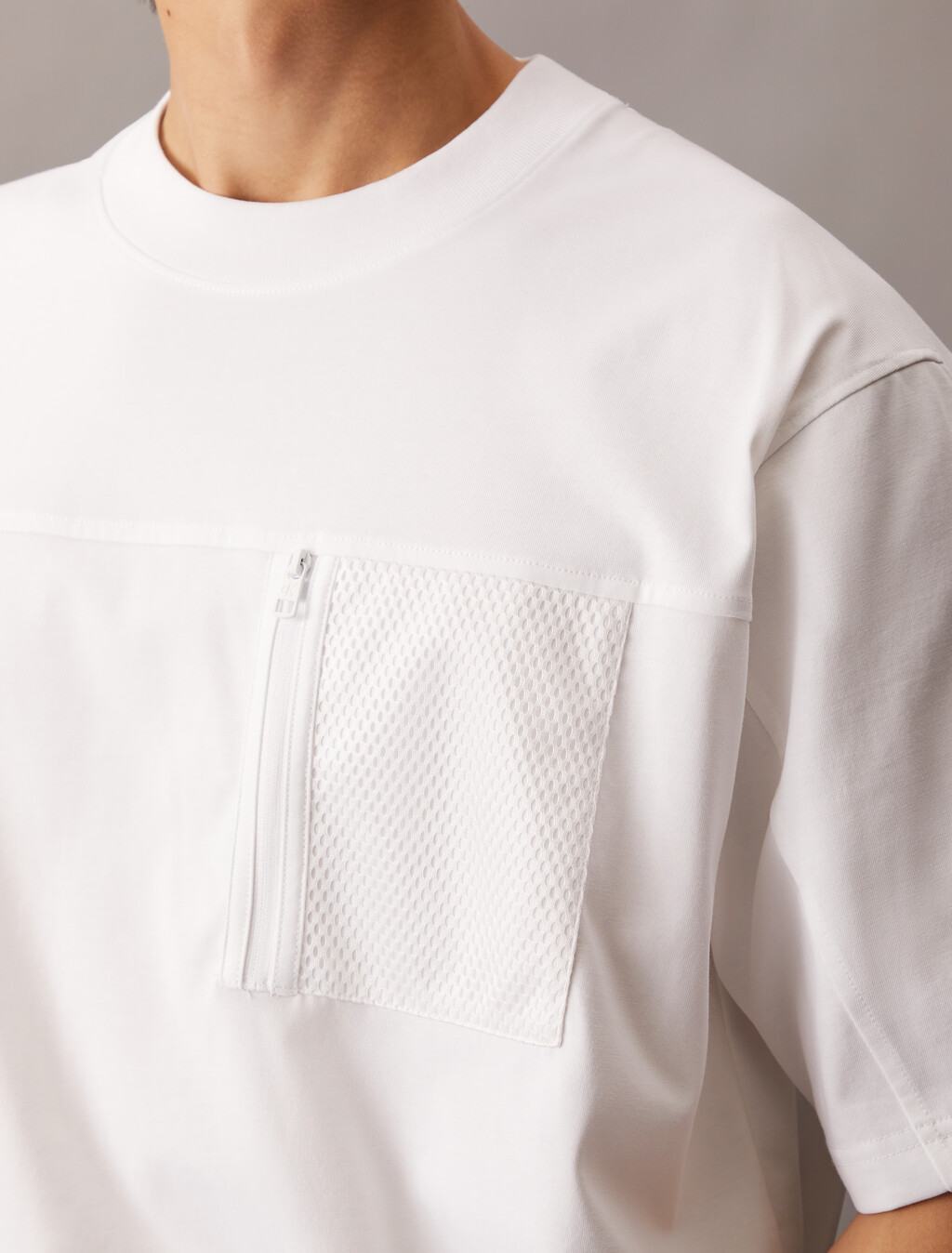 Cooling Relaxed Tee, Bright White, hi-res