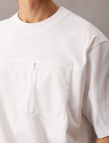 Cooling Relaxed Tee, Bright White, hi-res