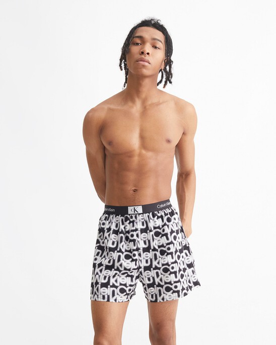 CALVIN KLEIN 1996 梭織棉質平口內褲