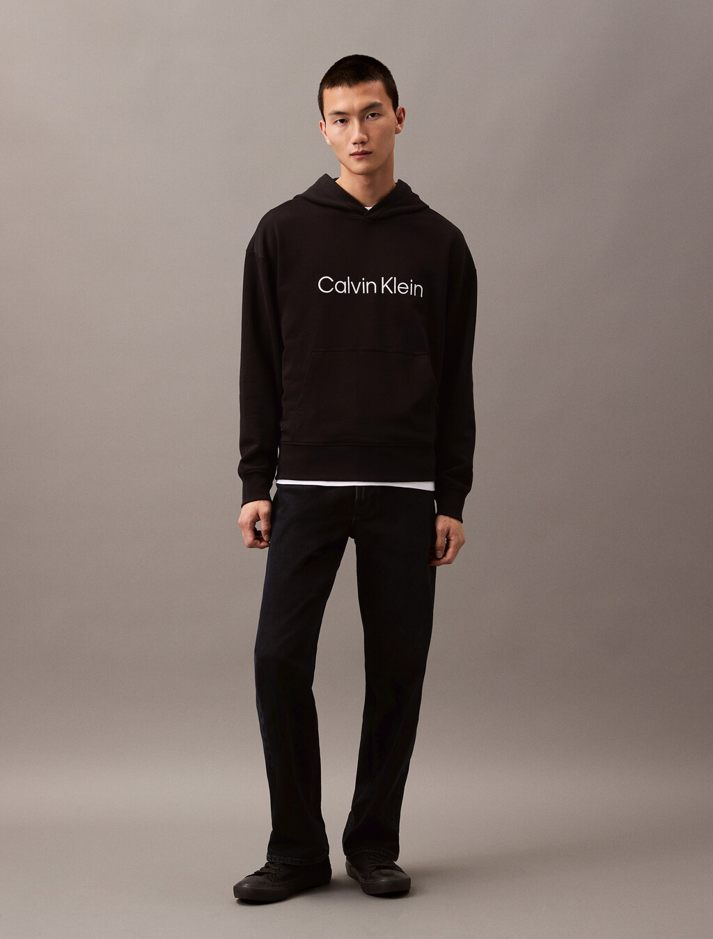 Hero Logo Terry Hoodie, Black Beauty, hi-res