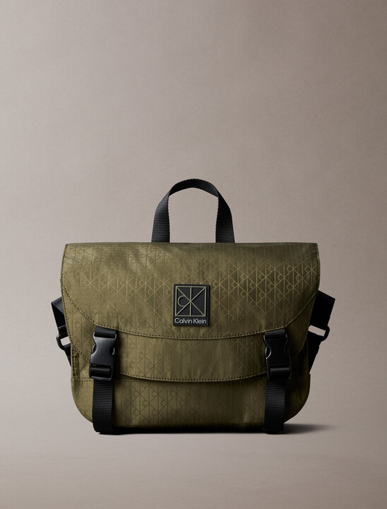 Utility Emblem Messenger Bag
