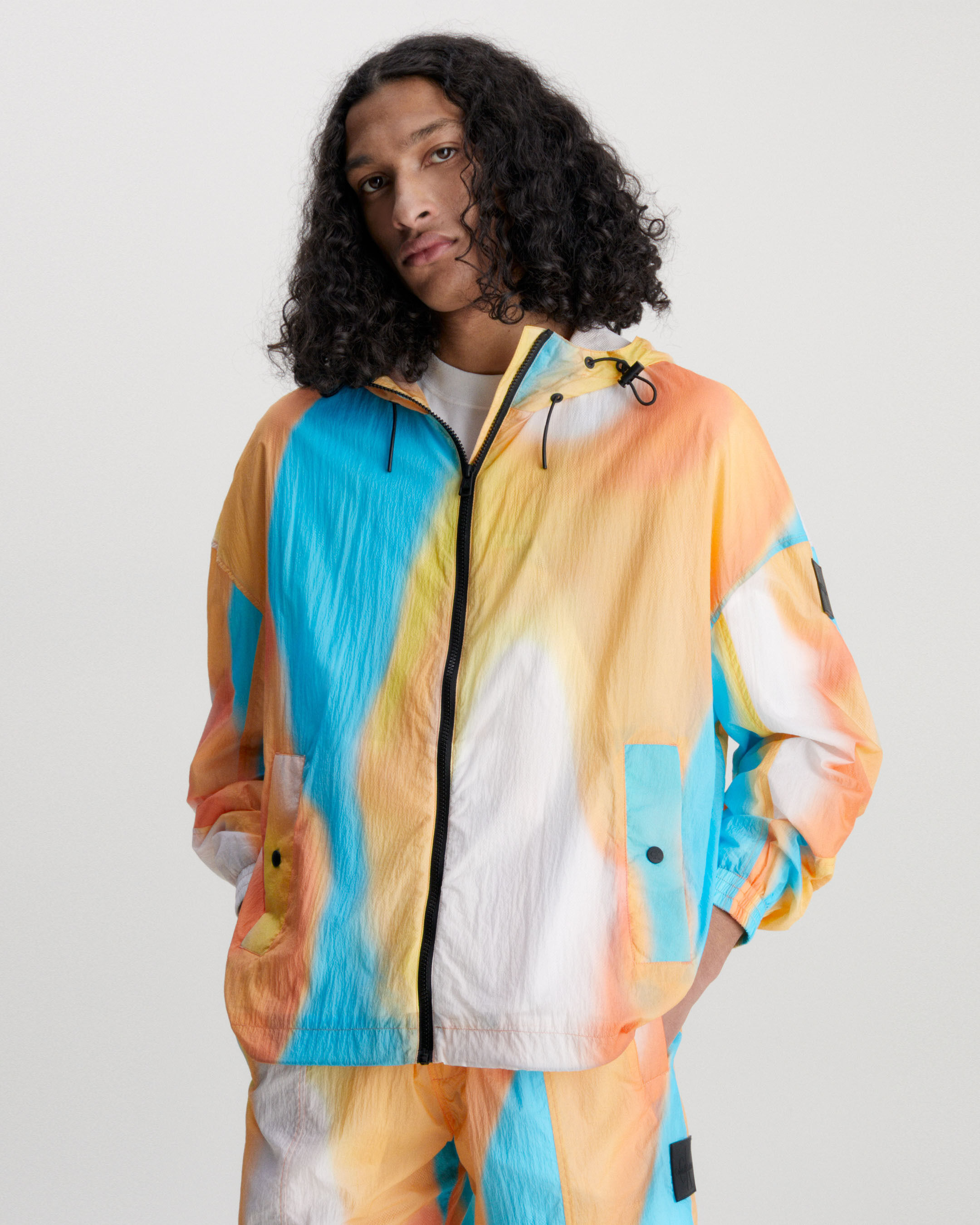 Recycled Nylon Multicolour Windbreaker multi Calvin Klein Taiwan