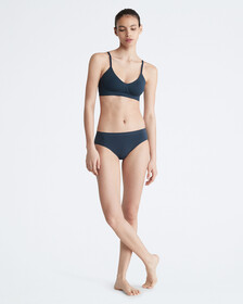 Bonded Flex Lightly Lined Bralette, Blueberry, hi-res