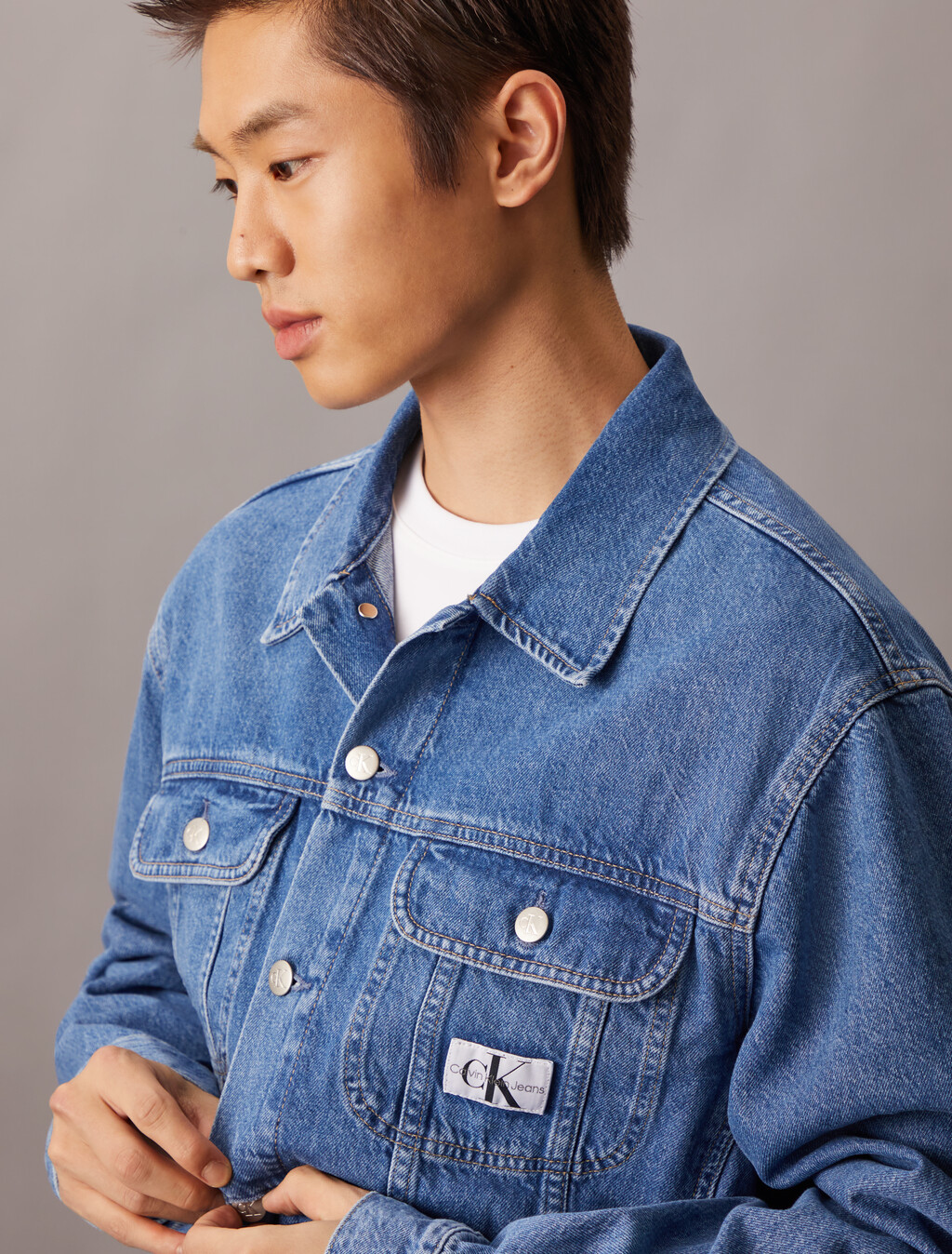 90 年代牛仔外套, Denim Medium, hi-res