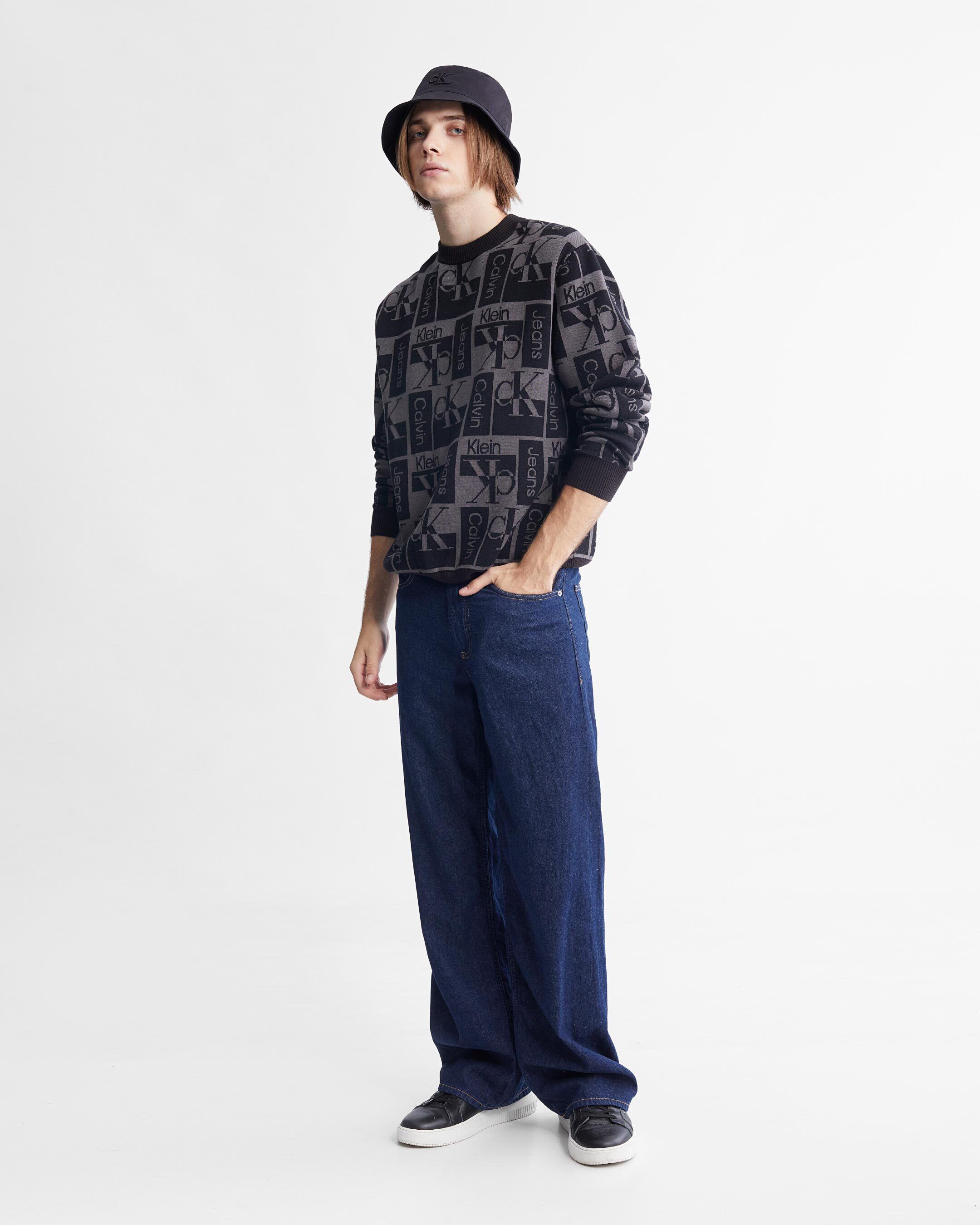 Calvin klein new arrivals monogram sweater