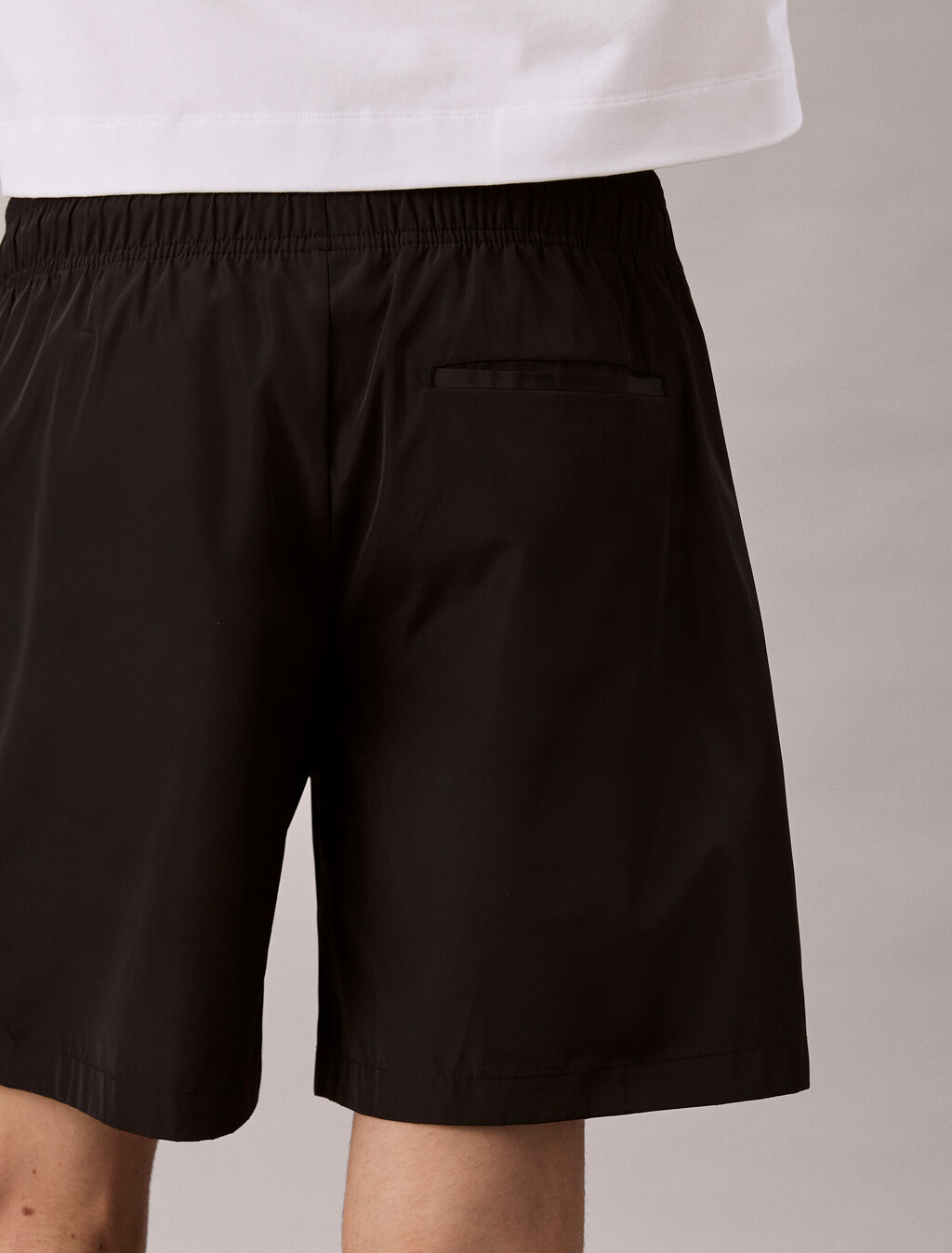 Sport Logo Pull-On Shorts, Black, hi-res