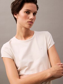 Archive Logo Baby T-shirt Dress, Chalk, hi-res