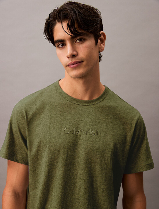 100% Cotton Crewneck Sleep T-Shirt, Gray Labyrinth 100% Cotton Crewneck Sleep T-Shirt