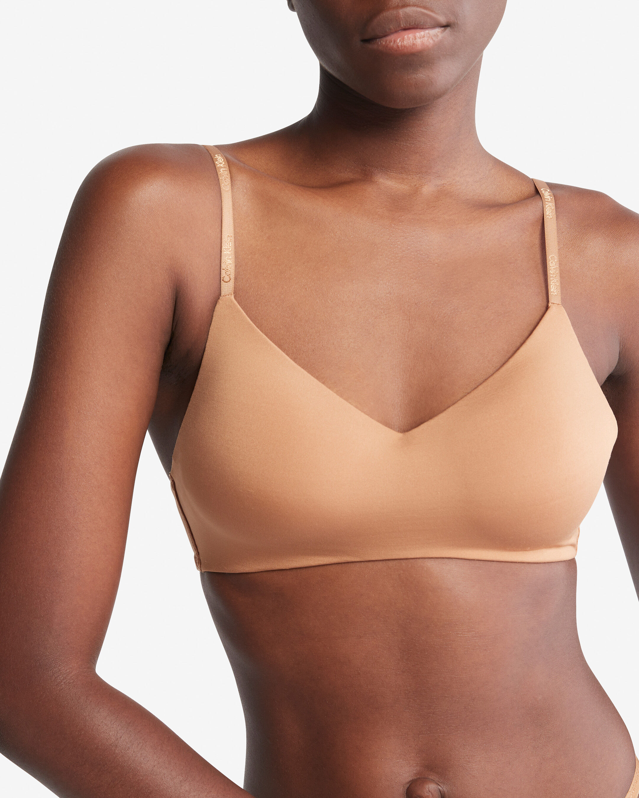 Form to Body Lightly Lined Bralette brown Calvin Klein Taiwan