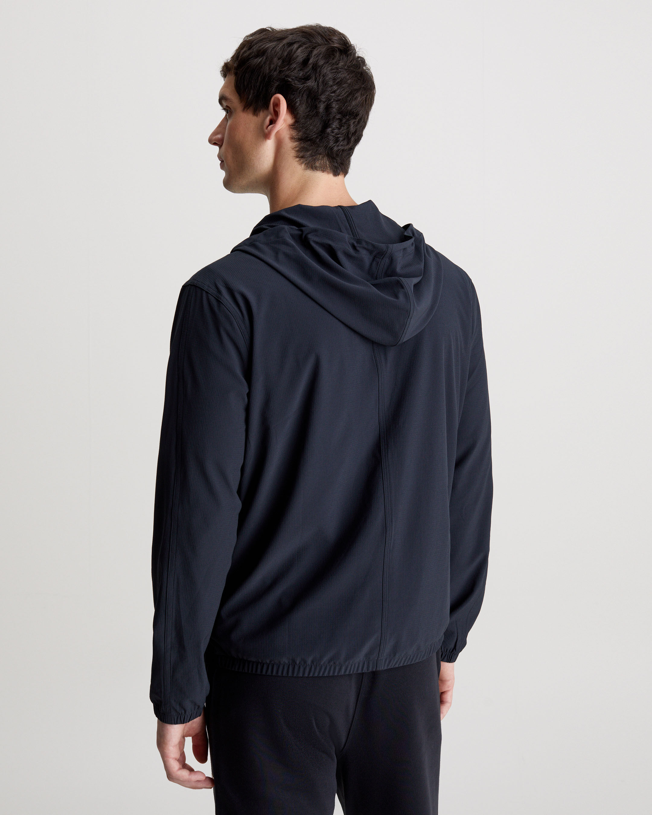 Calvin klein men's ripstop hooded windbreaker clearance