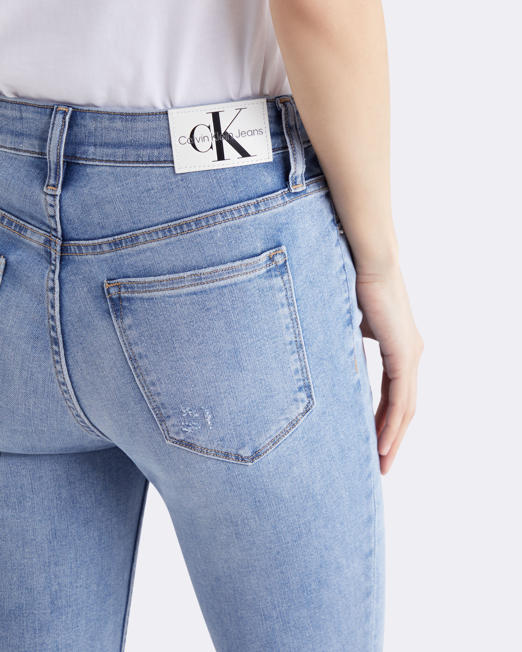 Cooling High Rise Skinny Ankle Jeans blue Calvin Klein Taiwan