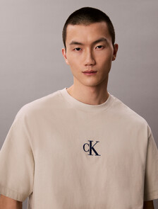 Oversized Back Logo T-shirt, Moonstruck, hi-res