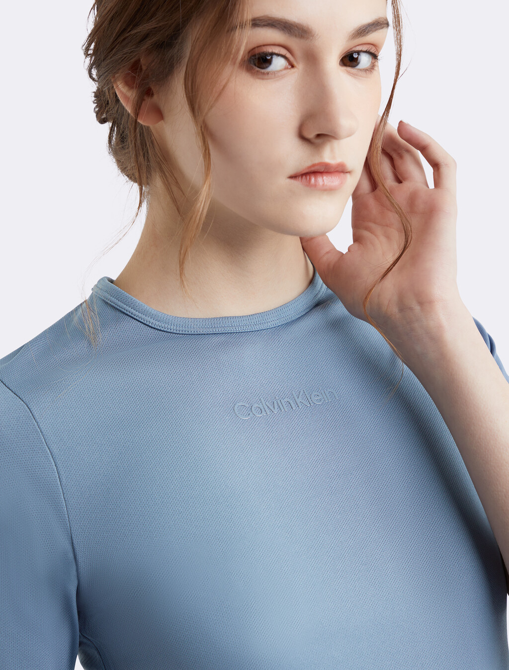 Essentials Sport Semi-Fitted Tee, CERAMIC BLUE, hi-res