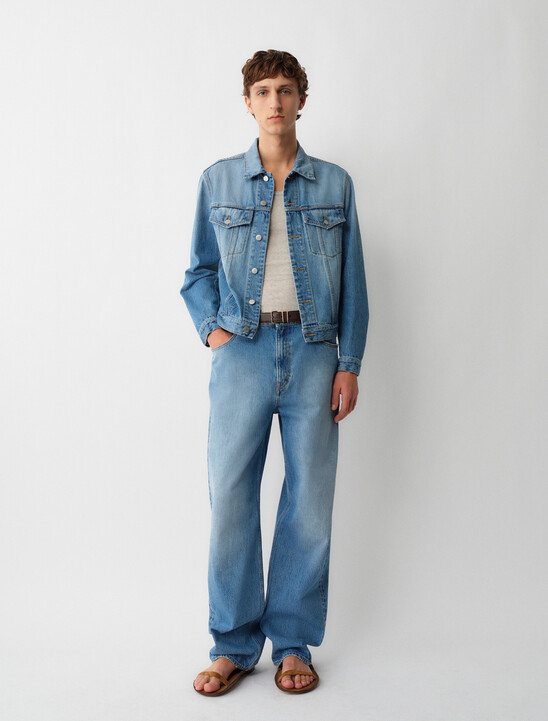 05 低腰寬筒牛仔褲