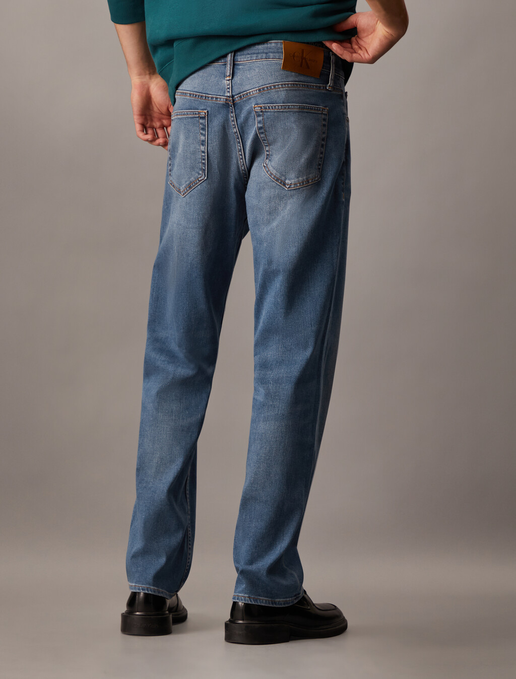 37.5 90 年代直筒牛仔褲, Denim Medium, hi-res