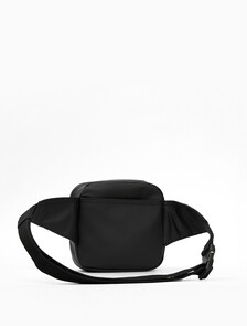 Ultralight Rubberized Waist Bag, BLACK, hi-res