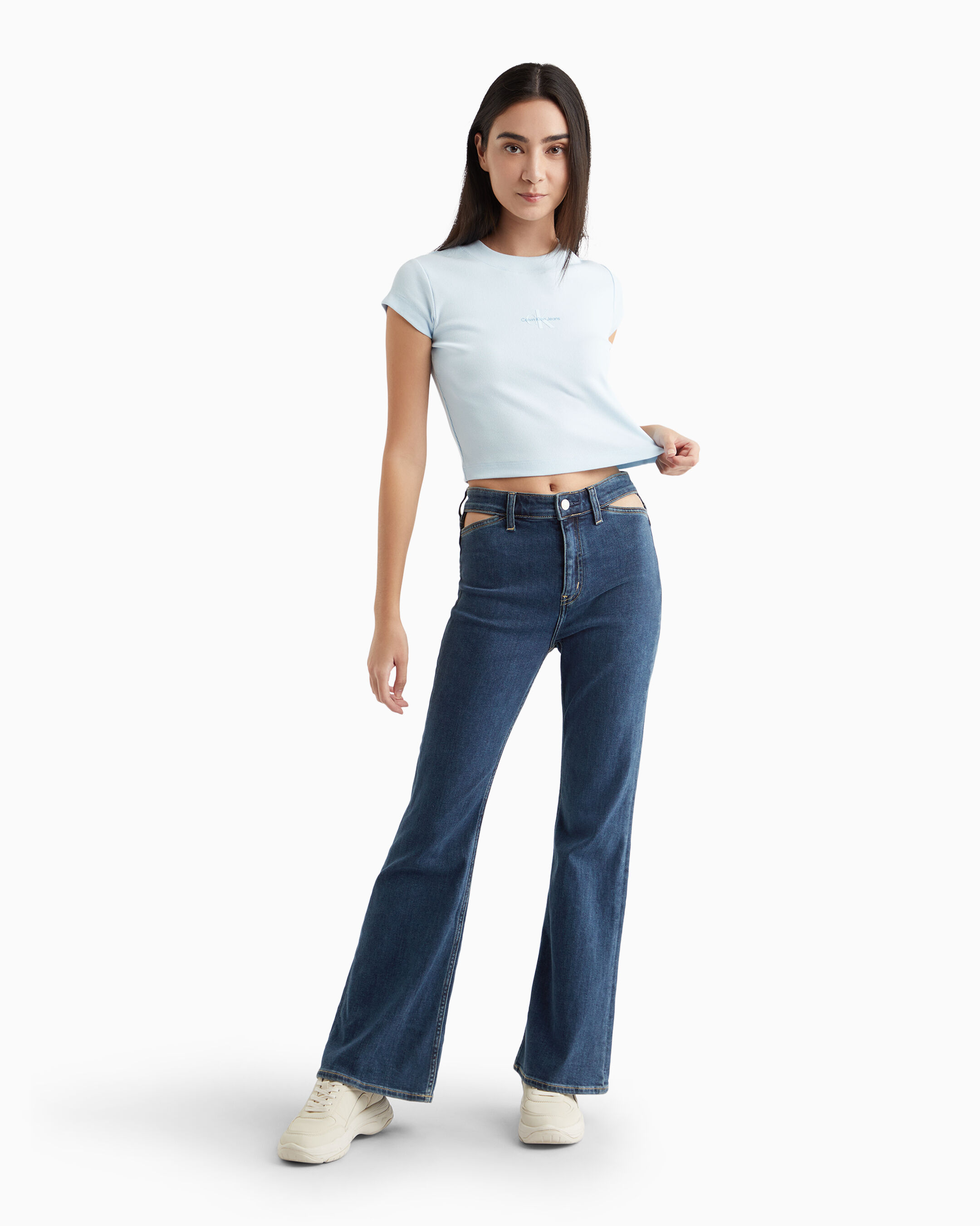 Calvin klein flare jeans hotsell