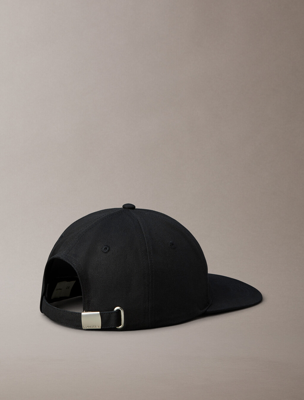 Monogram Flat Brim Cap, Black, hi-res