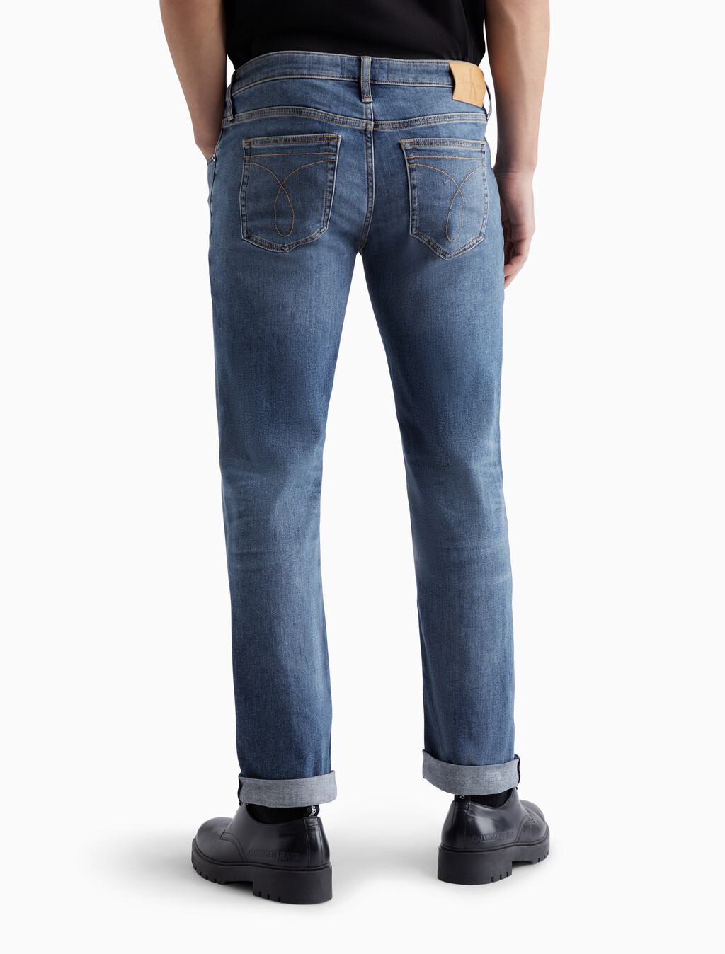 Italian Denim Body Jeans, Denim Medium, hi-res