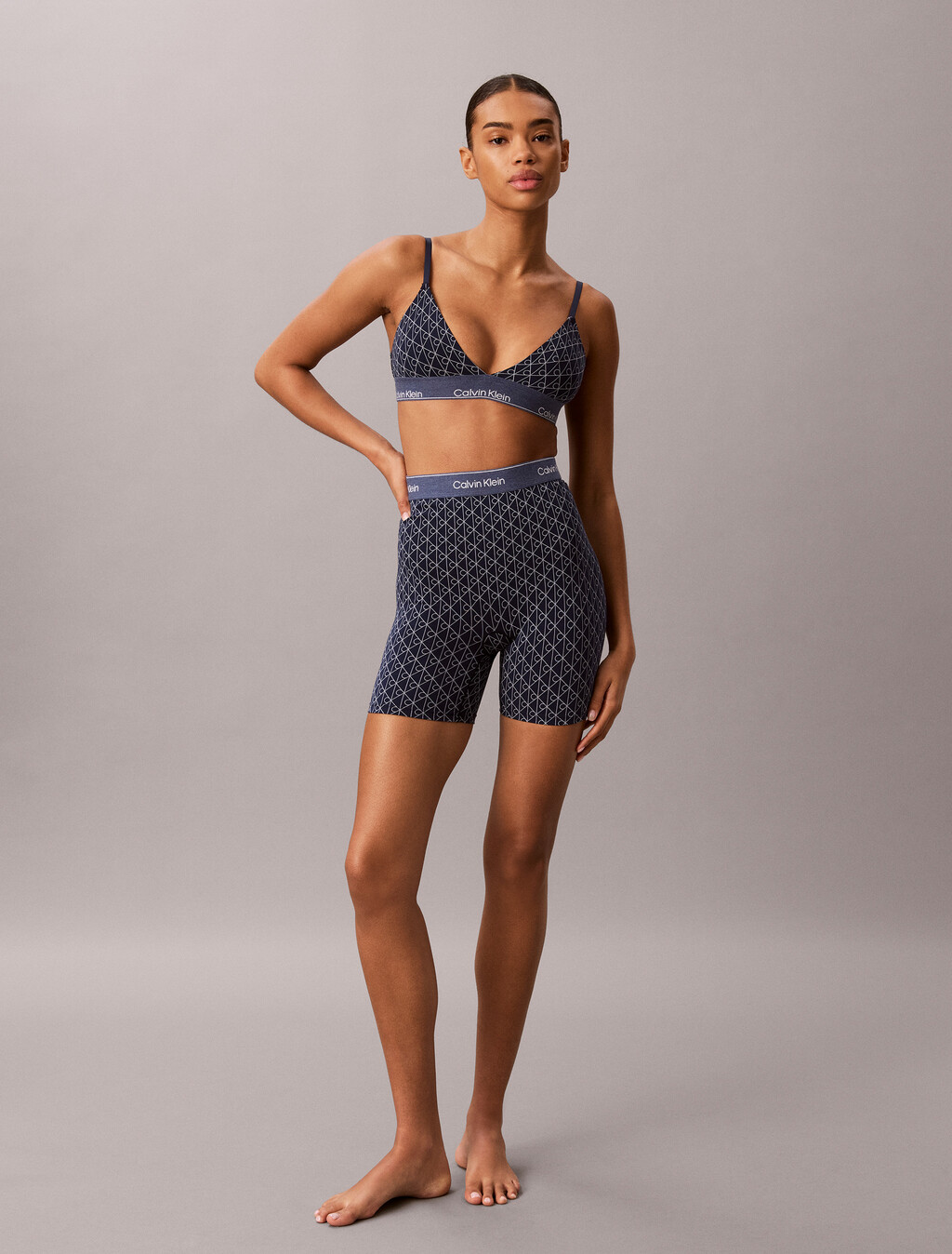 Icon Cotton Modal Shapewear Shorts, 21704 Denim Emblem Pageant Blue, hi-res