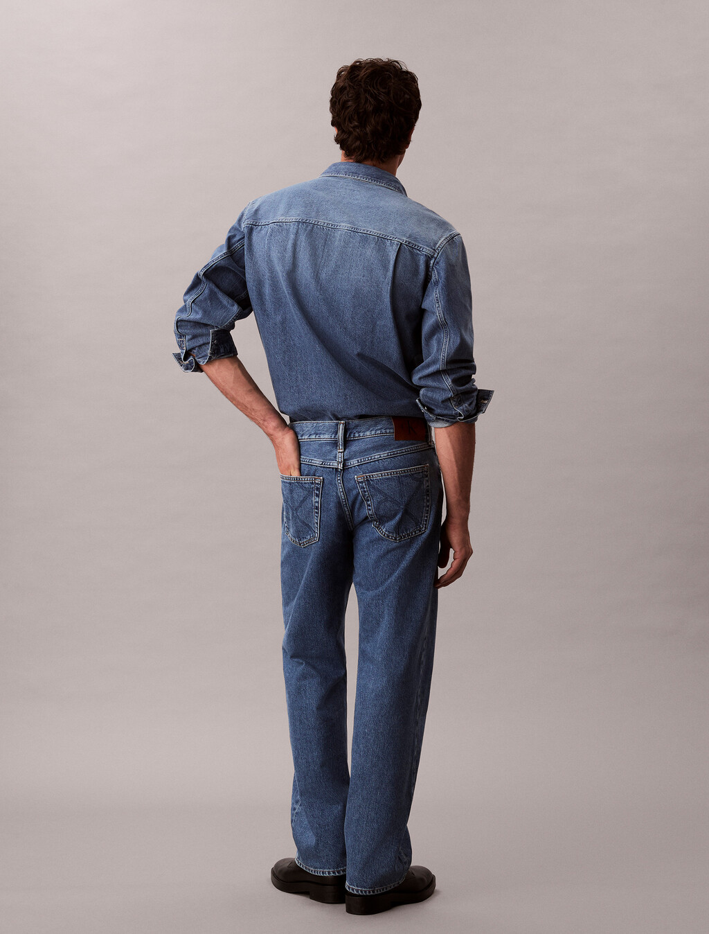 90 年代直筒牛仔褲, CK MED BLUE STONE, hi-res