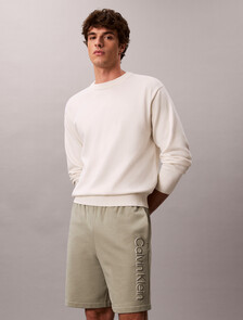 Cotton Terry Graphic Short, Shadow, hi-res