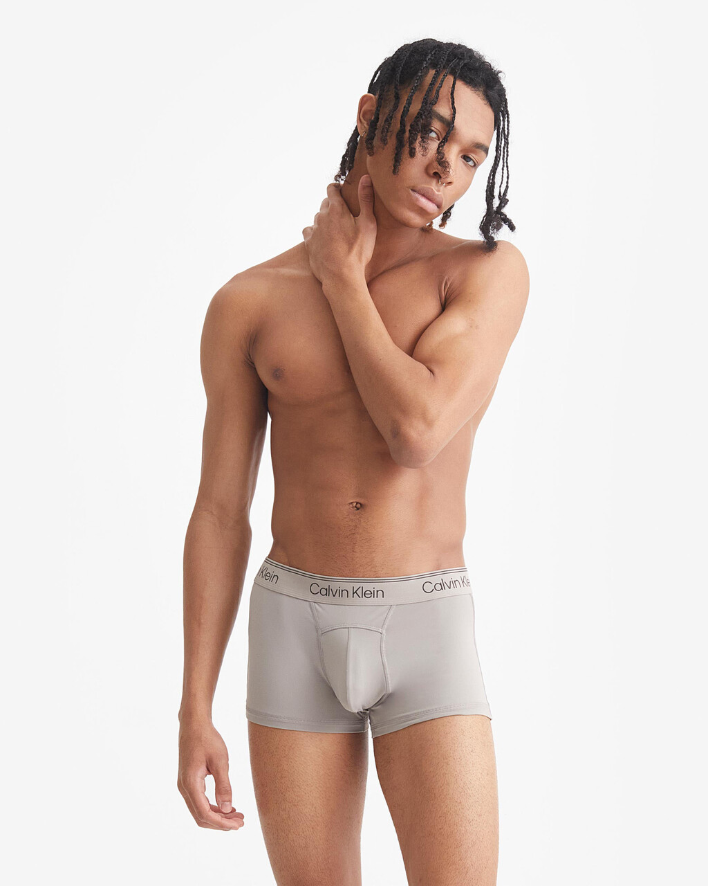 Athletic Micro Low Rise Trunks, grey